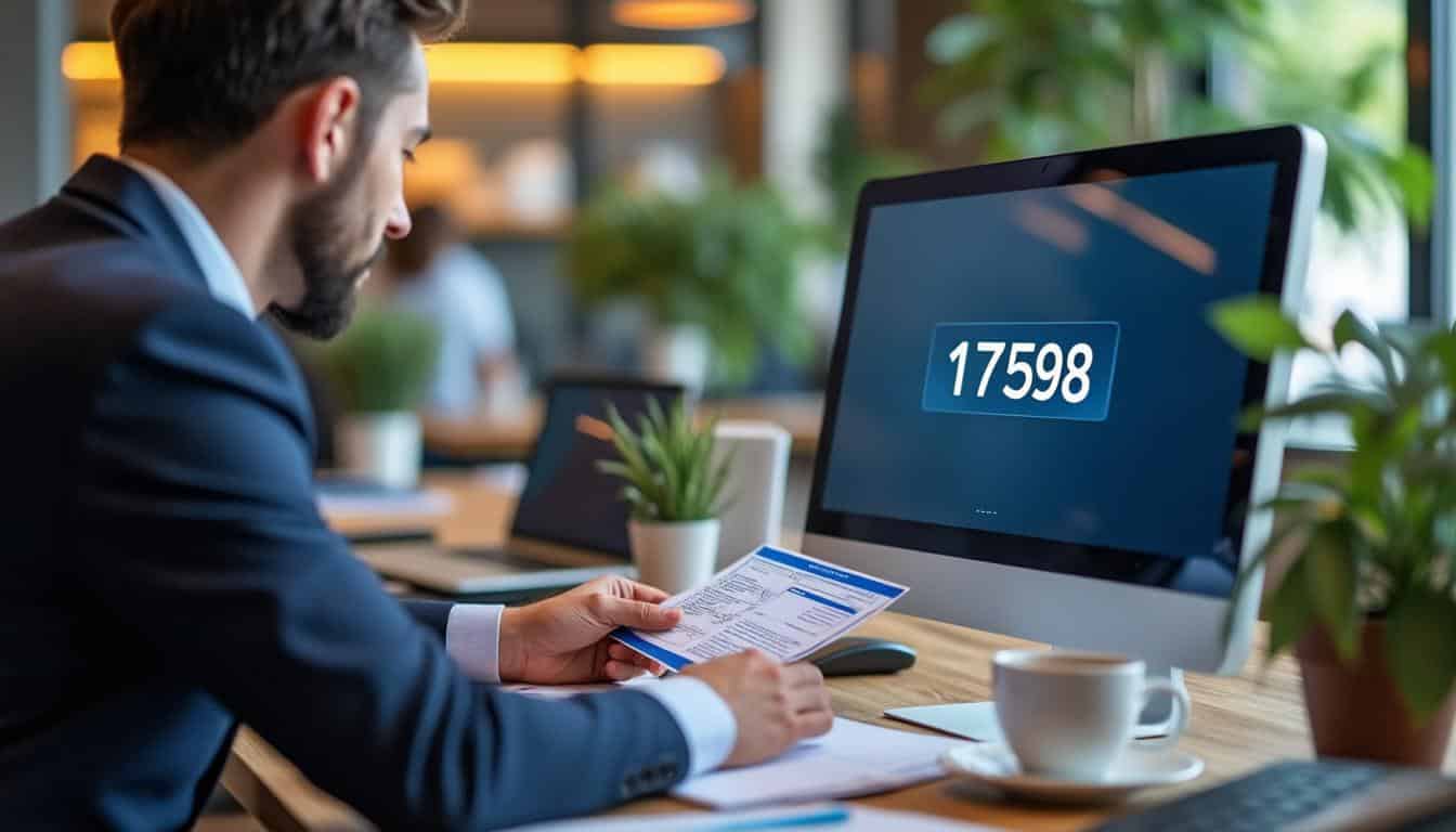 Illustration: Comment fonctionne le système d’identification bancaire avec le code 17598