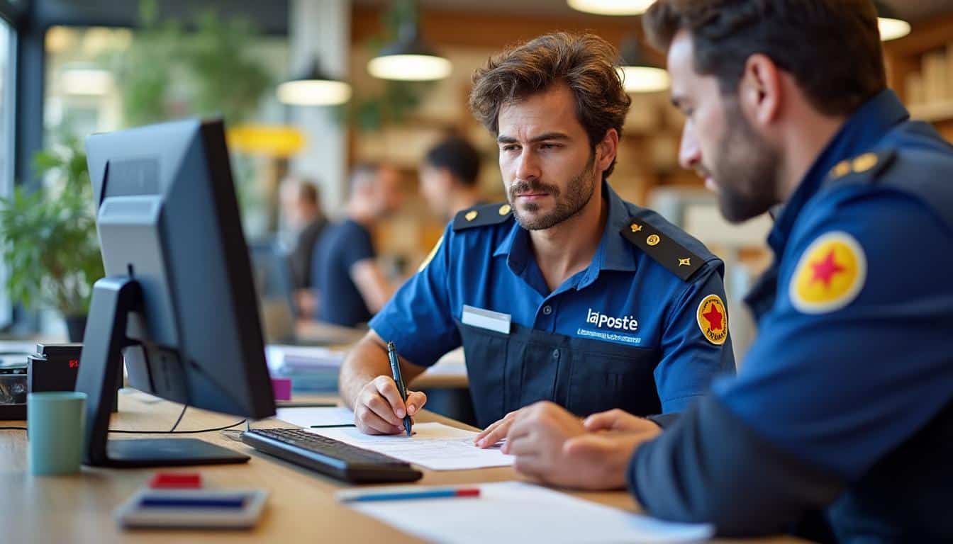 Illustration: Le fonctionnement des virements dans l’univers postal et bancaire de La Poste