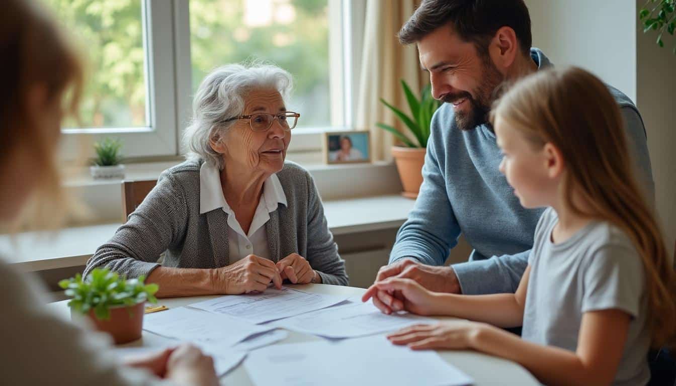 Illustration: Comprendre l’obligation alimentaire envers les parents en maison de retraite